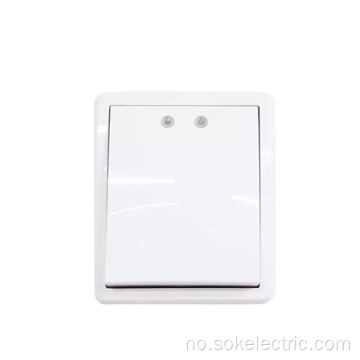 1Gang1Way Switch med LED-indikator Overflatemontert IP20